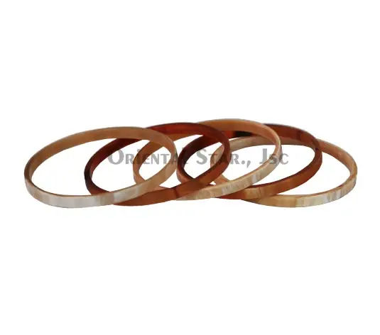 Horn Bangle Bracelet HD00003, handmade buffalo horn jewelry