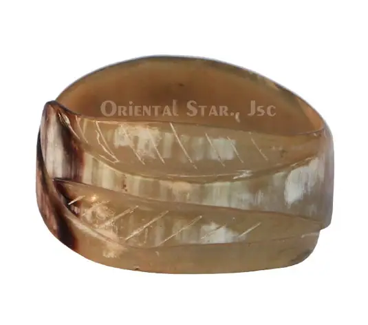 Horn Bangle Bracelet HD00016, handmade buffalo horn jewelry