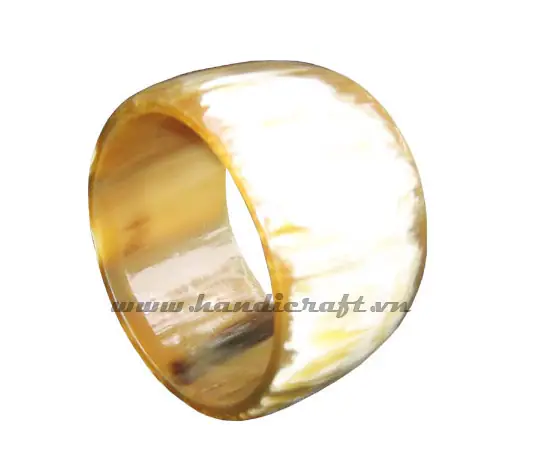 Black Horn Bangle Bracelet HD00019, handmade buffalo horn jewelry