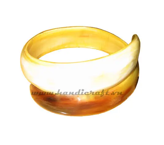 Horn Bangle Bracelet HD00024, handmade buffalo horn jewelry