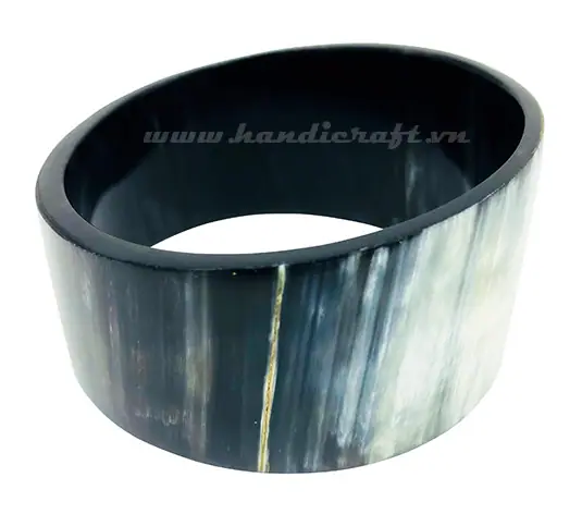Horn Bangle Bracelet HD00025, handmade buffalo horn jewelry
