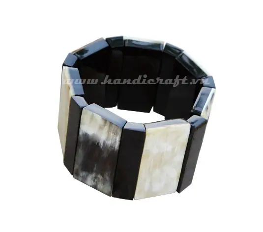 Black Horn Bangle Bracelet HD00033, handmade buffalo horn jewelry
