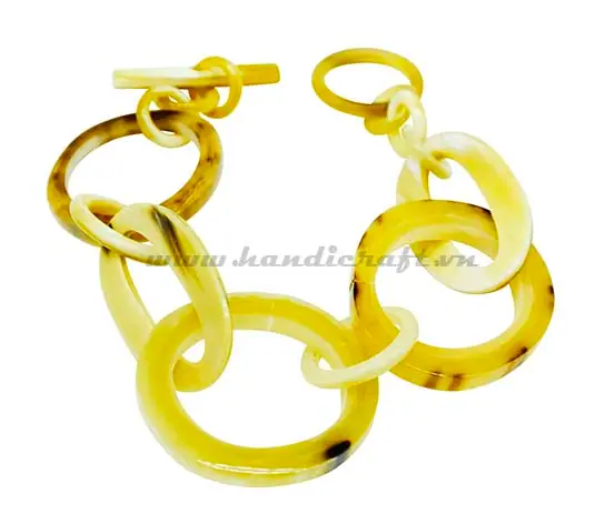 Horn Circle Bangle Bracelet HD00125, handmade buffalo horn jewelry