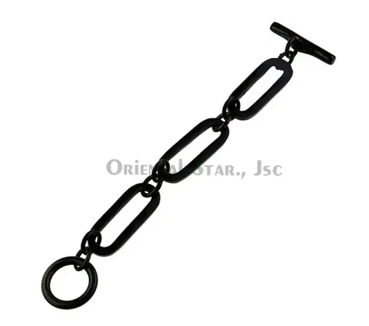 Horn Chain Bangle Bracelet HD00131, handmade buffalo horn jewelry