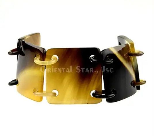 Buffalo Horn Bangle Bracelet HD00137, handmade buffalo horn jewelry