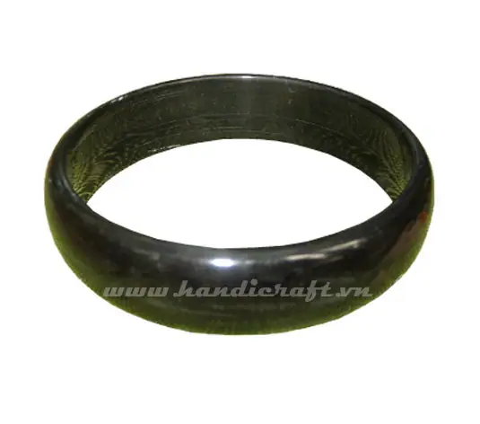 Brown Horn Bangle Bracelet HD00149, handmade buffalo horn jewelry