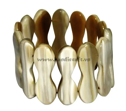 Brown Horn Bangle Bracelet HD00153, handmade buffalo horn jewelry