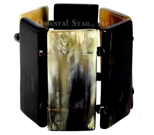 Natural Horn Bangle Bracelet HD00180, handmade buffalo horn jewelry