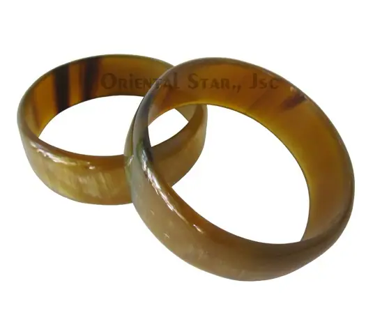 Natural Horn Bangle Bracelet HD00256, handmade buffalo horn jewelry