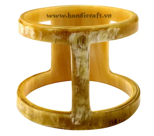 Natural Carved Horn Bangle Bracelet HD00307, handmade buffalo horn jewelry