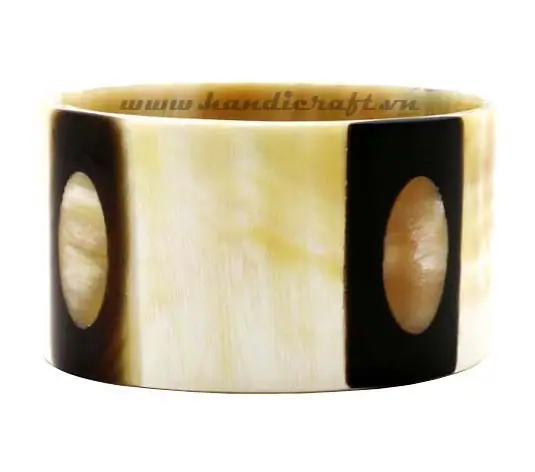 Buffalo Horn Bangle Bracelet HD00327, handmade buffalo horn jewelry