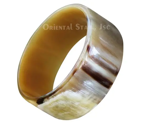Natural Horn Bangle Bracelet HD00337, handmade buffalo horn jewelry