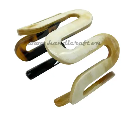 Natural Horn Cuff Bracelet HD00406, handmade buffalo horn jewelry
