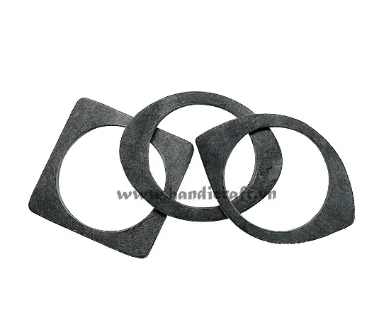 Set of Three Flat Matte Horn Bangle Bracelet HD00412, handmade buffalo horn jewelry