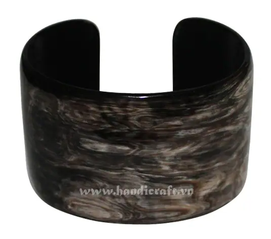 Back Horn Cuff Bracelet HD00443, handmade buffalo horn jewelry