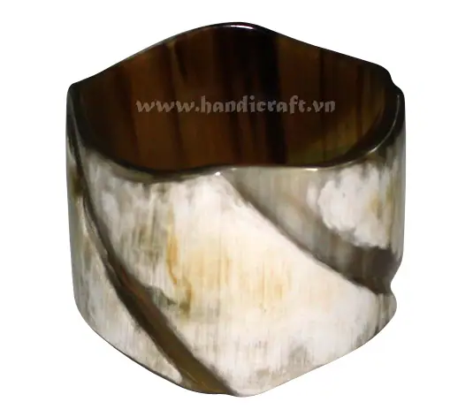Horn Carved Bangle Bracelet HD00448, handmade buffalo horn jewelry