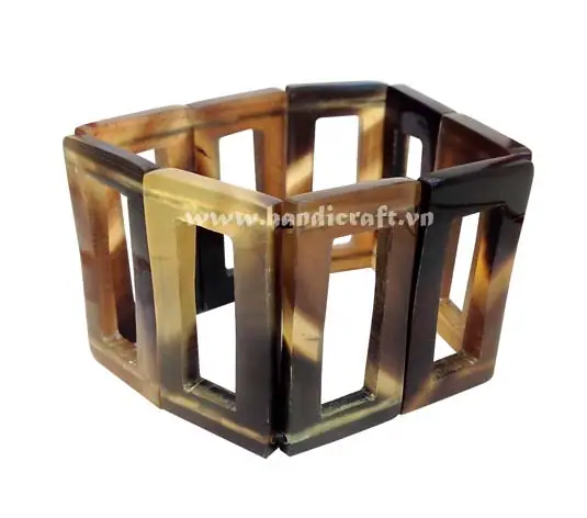 Horn Bangle Bracelet HD00500, handmade buffalo horn jewelry