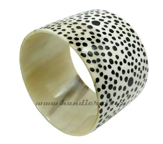 Horn & Lacquer Bracelet HD00529, handmade buffalo horn jewelry