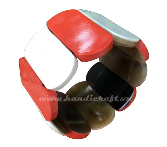 Horn & Lacquer Bracelet HD00538, handmade buffalo horn jewelry