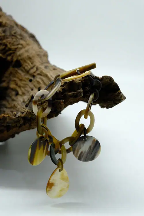 Natural Horn Bracelet HD00539, handmade buffalo horn jewelry