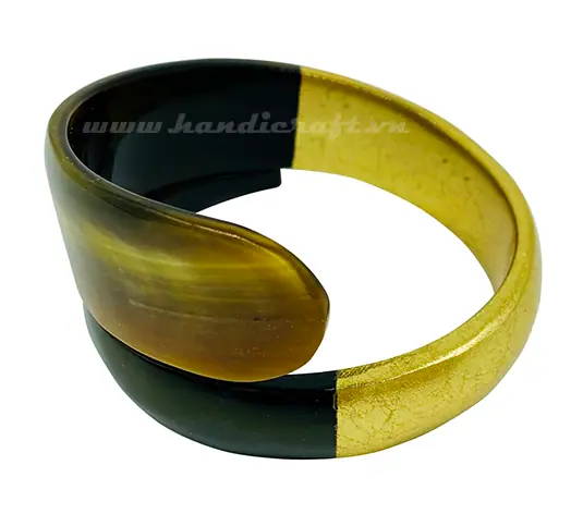 Horn & Lacquer Bracelet HD00555, handmade buffalo horn jewelry
