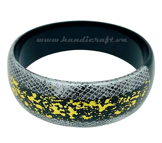 Horn & Lacquer Bracelet HD00560, handmade buffalo horn jewelry