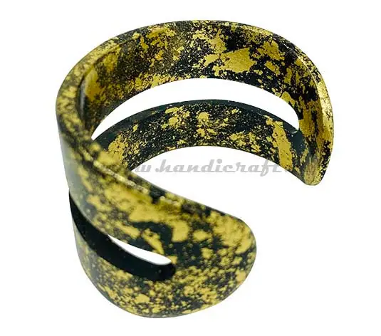 Horn & Lacquer Bracelet HD00561, handmade buffalo horn jewelry