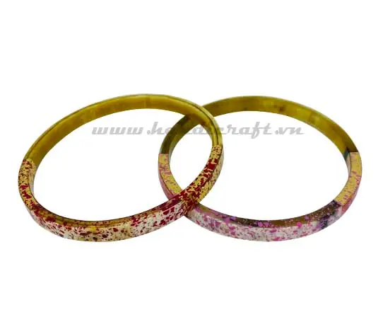 Horn & Lacquer Bracelet HD00564, handmade buffalo horn jewelry