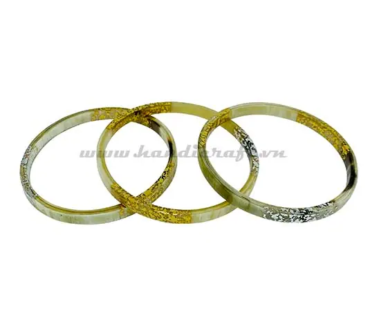 Horn & Lacquer Bracelet HD00566, handmade buffalo horn jewelry
