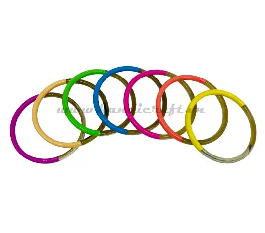 Horn & Lacquer Bracelet HD00571, handmade buffalo horn jewelry
