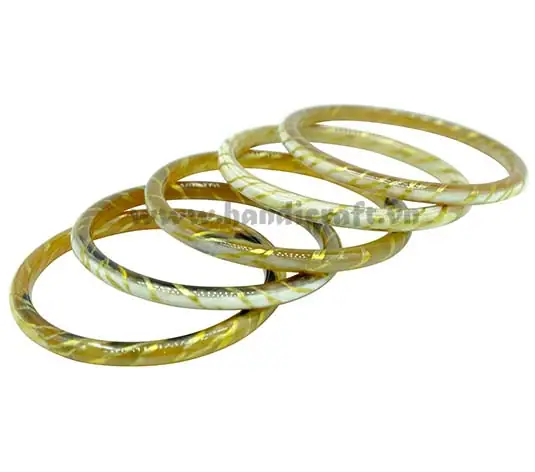 Horn & Lacquer Bracelet HD00573, handmade buffalo horn jewelry
