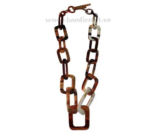 Rectangular Horn Links HD10007, handmade buffalo horn jewelry