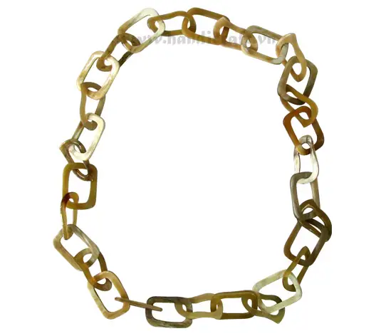 Rectangular Horn Links HD10017, handmade buffalo horn jewelry