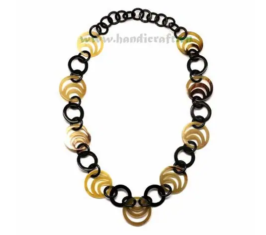 Triple Circle Horn HD10034, handmade buffalo horn jewelry