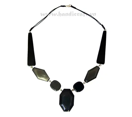 Dark Horn Necklace HD10061, handmade buffalo horn jewelry