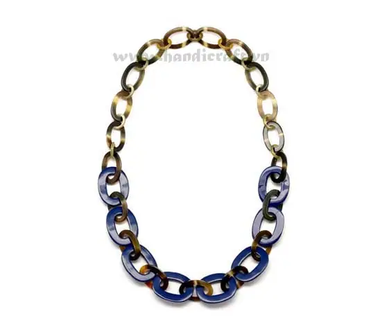 Buffalo Horn with Purple Lacquer HD10069, handmade buffalo horn jewelry
