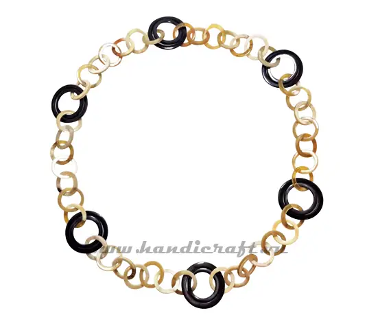 B&W Horn Links HD10095, handmade buffalo horn jewelry