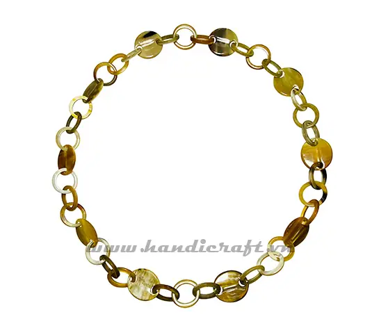 Oval With/without Hole Horn HD10100, handmade buffalo horn jewelry