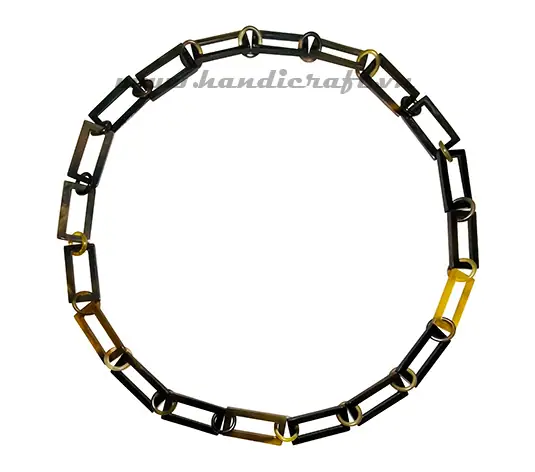 Rectangular Horn Natural HD10115, handmade buffalo horn jewelry