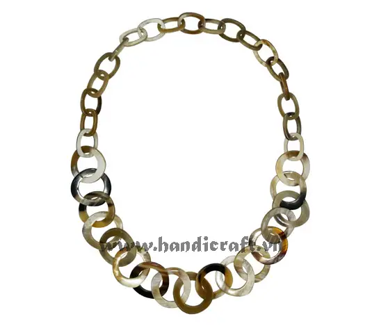 Round Horn with Multi Color Lacquer HD10121, handmade buffalo horn jewelry