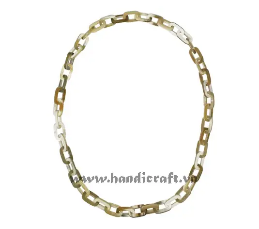 Black Rectangular Horn Necklace HD10137, handmade buffalo horn jewelry