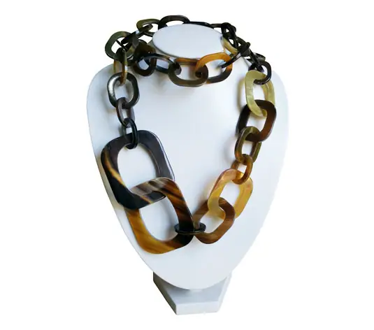 Dark Horn Links HD10148, handmade buffalo horn jewelry