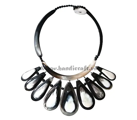 Natural Horn Peacock HD10336, handmade buffalo horn jewelry