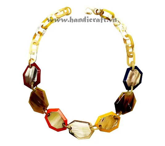 Natural Horn with Lacquer HD10405, handmade buffalo horn jewelry