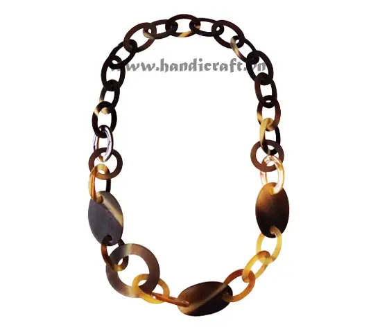 Dark Horn Necklace HD10457, handmade buffalo horn jewelry