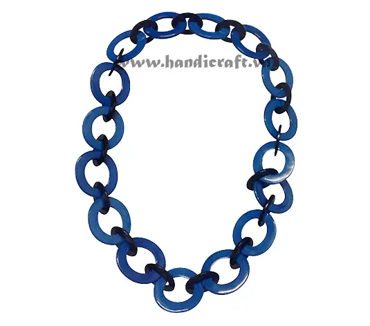 Full Lacquer Horn Necklace HD10481, handmade buffalo horn jewelry