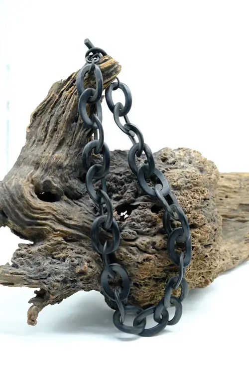 African-Buffalo-Horn-Necklace HD10558, handmade buffalo horn jewelry