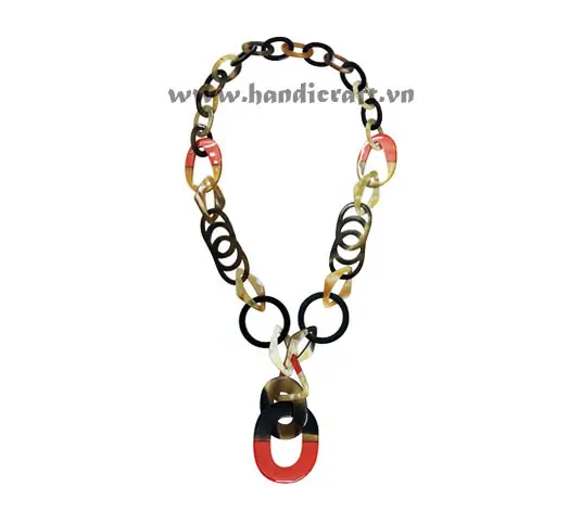 Natural Horn with Lacquer HD10623, handmade buffalo horn jewelry