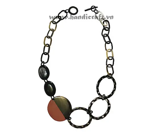 Buffalo Horn with Lacquer HD10647, handmade buffalo horn jewelry