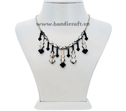 Dark Horn Necklace HD10659, handmade buffalo horn jewelry